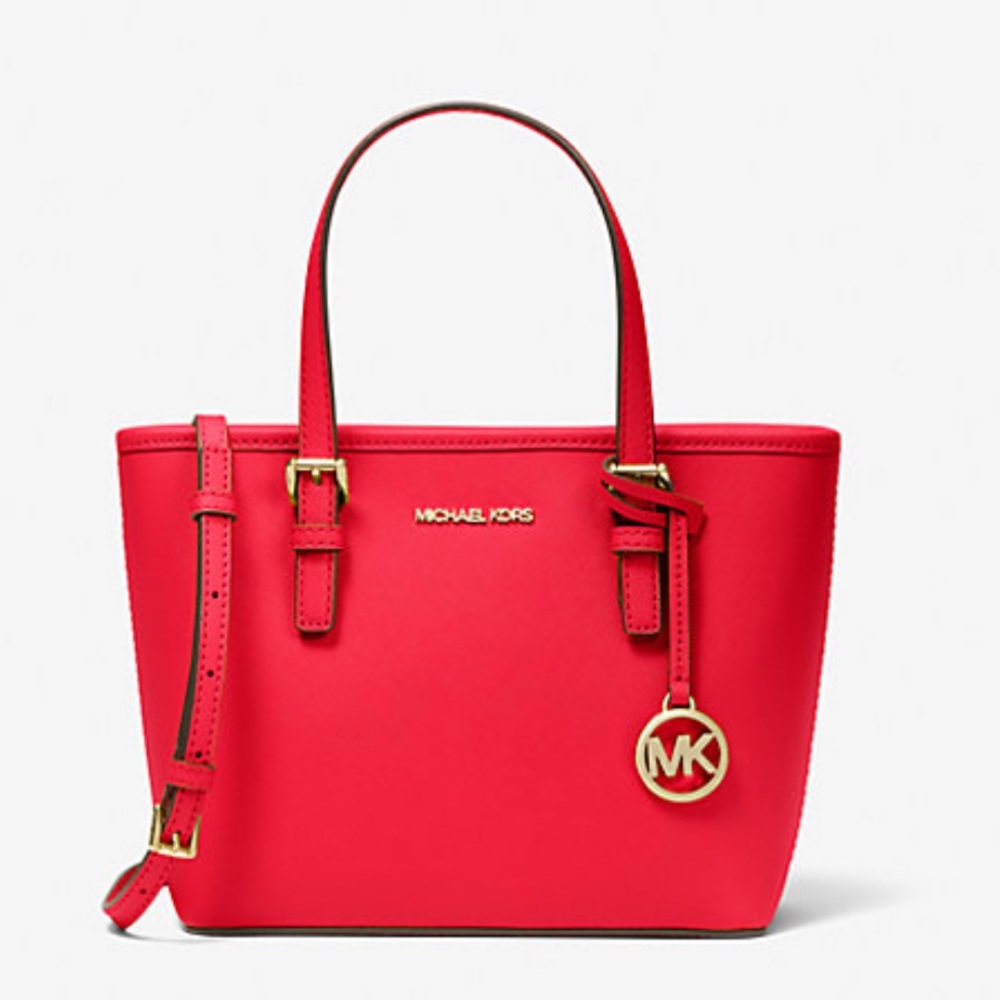 MICHAEL KORS
Jet Set Travel Extra-Small Saffiano Leather Top-Zip Tote Bag
NWT - Picture 7 of 16